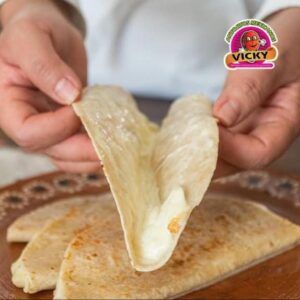 Quesadillas al comal (tortilla de harina o maíz)